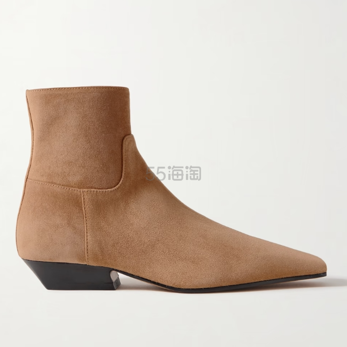 KHAITE Marfa 绒面靴子