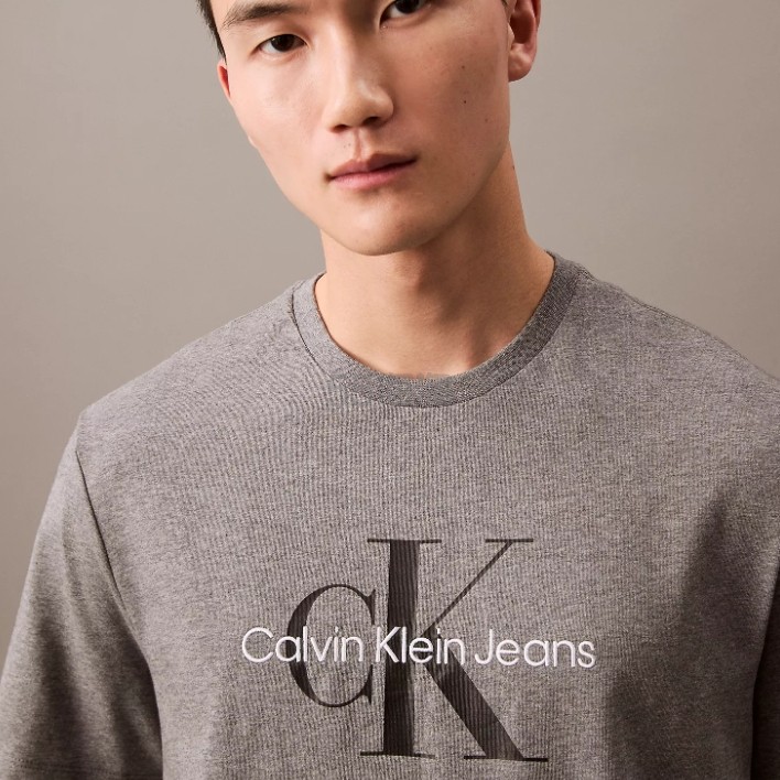 Calvin Klein 经典字幕徽标logoT恤