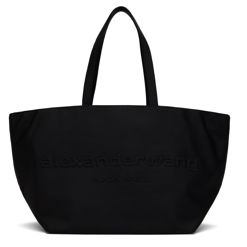 Alexander Wang 黑色 Punch Nylon Canvas 托特包
