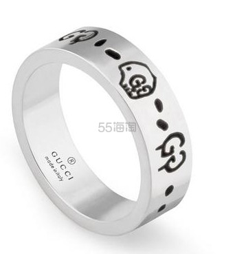 Gucci Ghost 银戒指