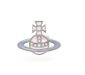 Vivienne Westwood Concetta 银水晶蛋白石耳钉