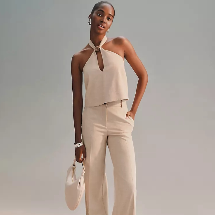 Ann Taylor：女士裤装/裙子专场 封面直筒长裤$99