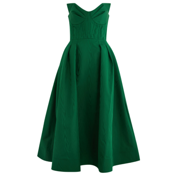 REBECCA VALLANCE 迷笛裙 复古绿