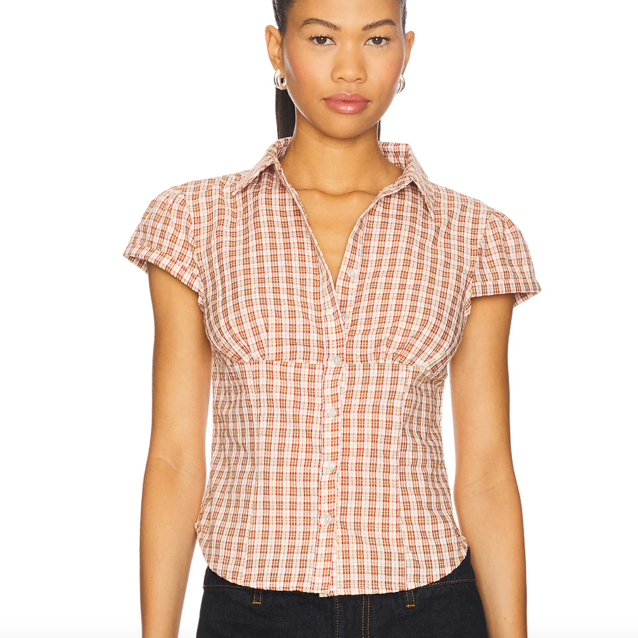 欧阳娜娜同款！Lioness 格纹衬衫