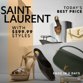 Gilt：Saint Laurent 圣罗兰品牌专促！皮带$399.99 Niki 中号托特包$2099.99