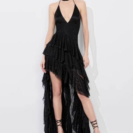 薛凯琪类似款！Alice+Olivia 黑色吊带裙