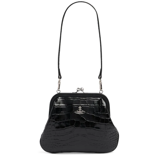 Vivienne Westwood Vivienne 压纹皮革手拿包