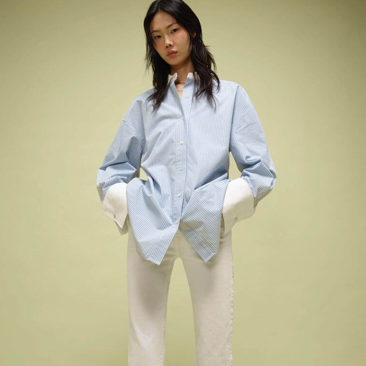 7 For All Mankind：夏日大促  白鹿同款直筒牛仔裤$120