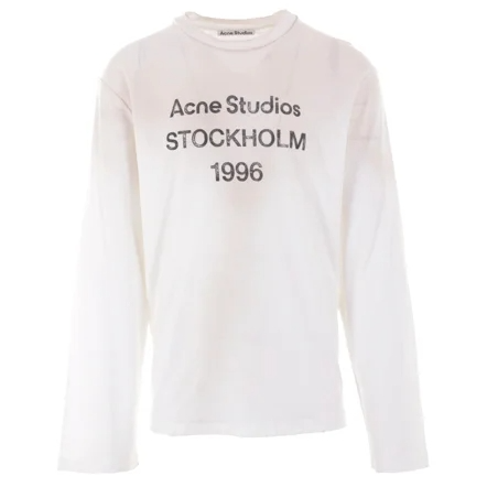 徐若晗同款！Acne Studios 1996 徽标印花T恤