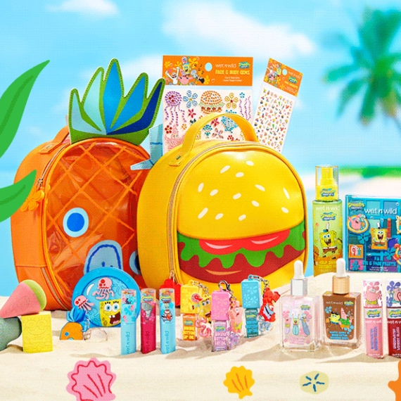 Wet N Wild x 海绵宝宝彩妆联名 童年回忆包装