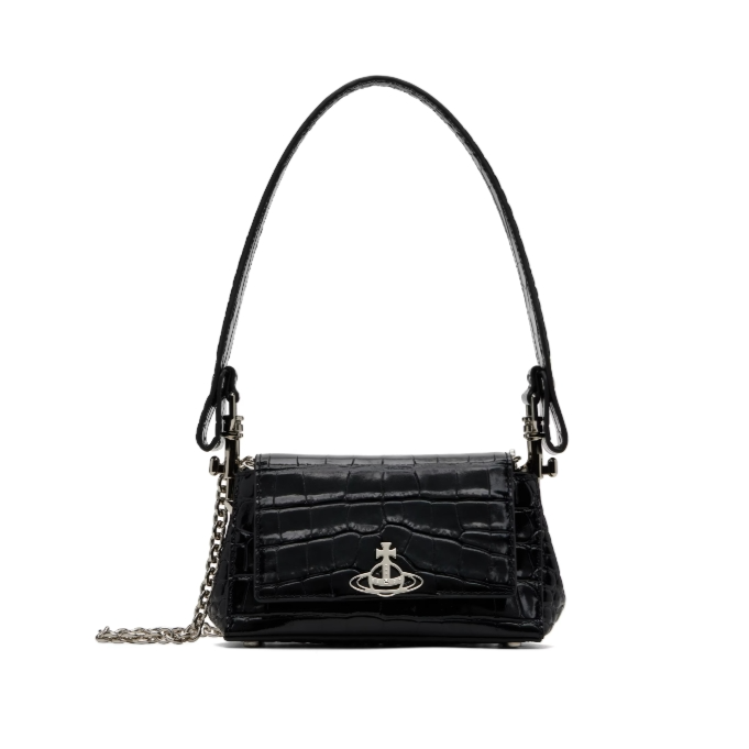 中站直邮！Vivienne Westwood 黑色小号 Hazel 单肩包