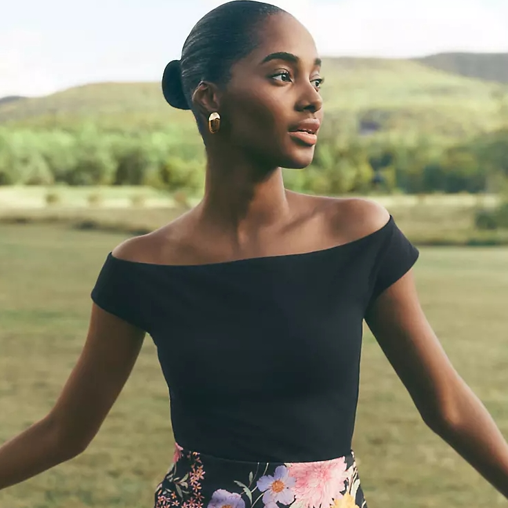 Ann Taylor：夏日精选服饰无门槛6折 封面一字肩上衣$26