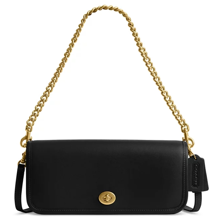 3色可选！Coach 蔻驰 Dinky 法棍链条单肩包