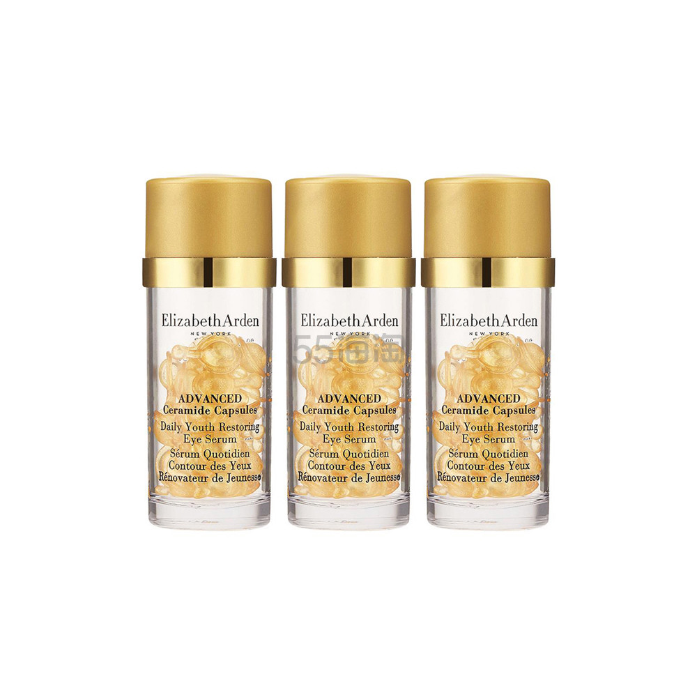Elizabeth Arden 眼部金胶淡纹精华神经酰胺 约90粒 5.2ml*3