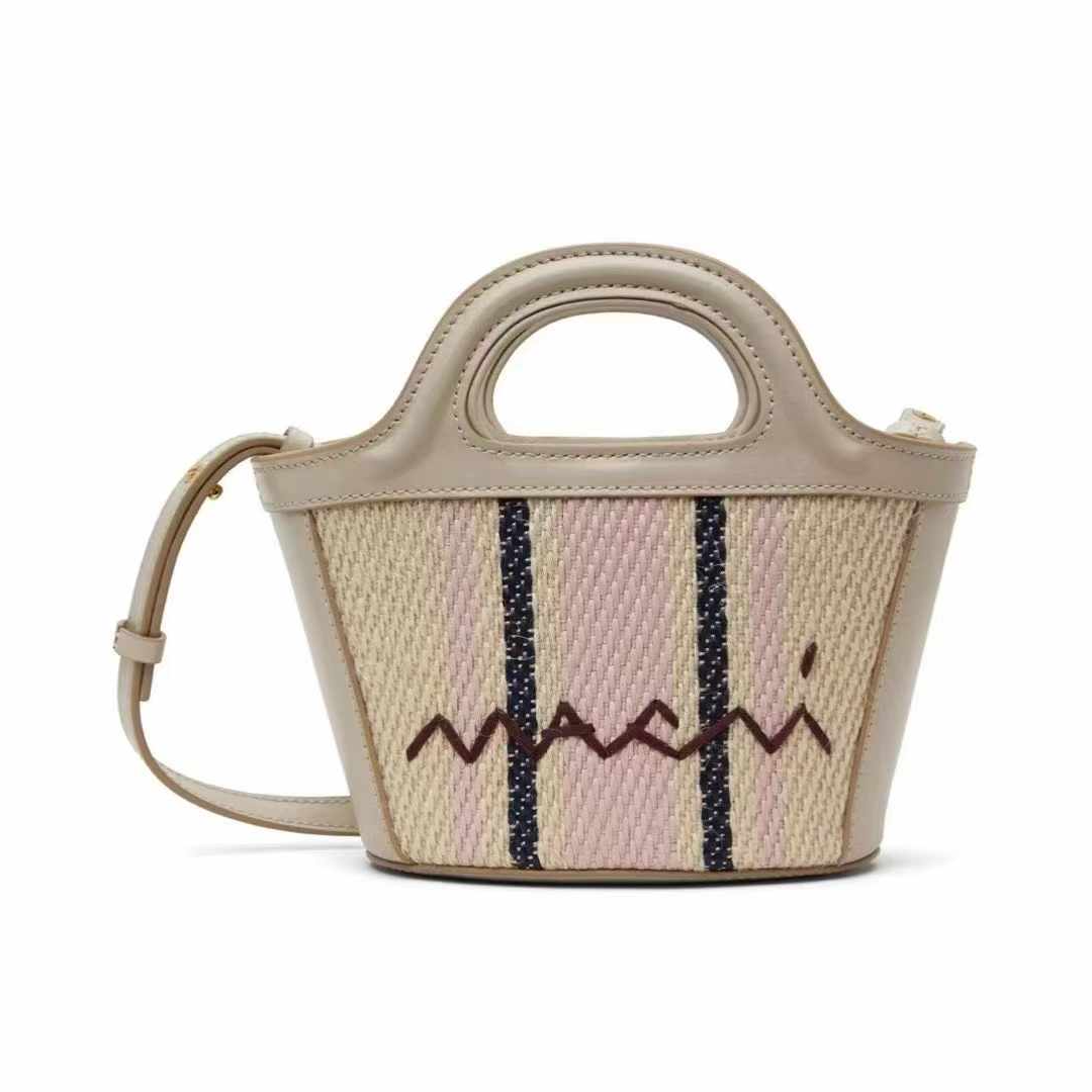 Marni 拉菲草篮子包