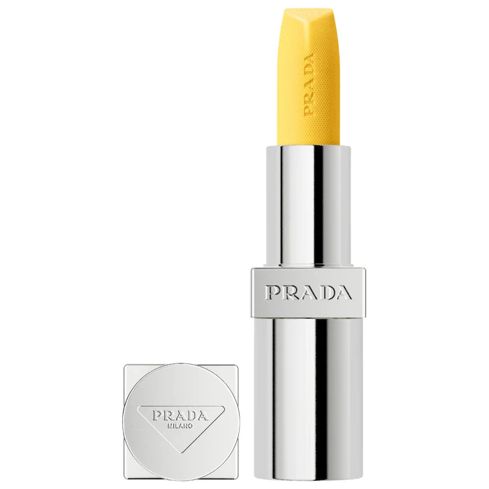 7/8上线！Prada Beauty 荷荷巴油保湿润唇膏 #U002 Banana Yellow