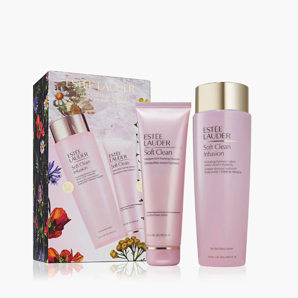 Estée Lauder 粉水+洁面护肤套装