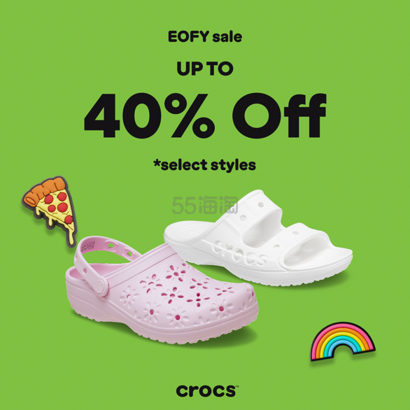 Crocs SG：精选洞洞鞋限时折上折