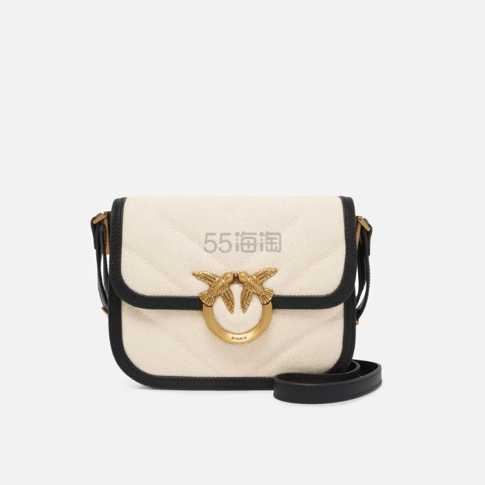 Pinko Love 方形帆布斜挎包