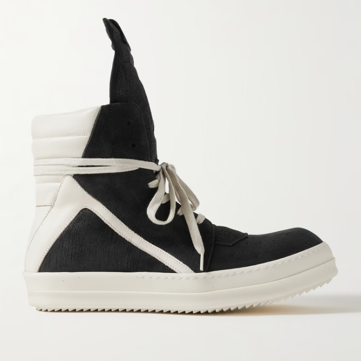 RICK OWENS Geobasket 黑色高帮运动鞋