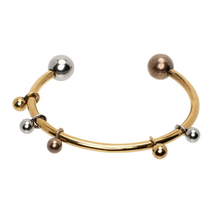 LEMAIRE 金色 & 银色 Rattle 手镯