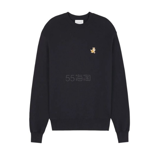 MAISON KITSUNE 小狐狸徽标黑色卫衣