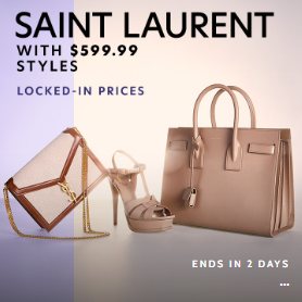 Gilt：Saint Laurent 圣罗兰时尚热卖！入手包袋、鞋履、配饰等