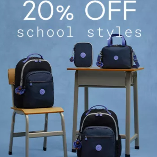 Kipling：返校季精选 午餐包$40 City 双肩包$48