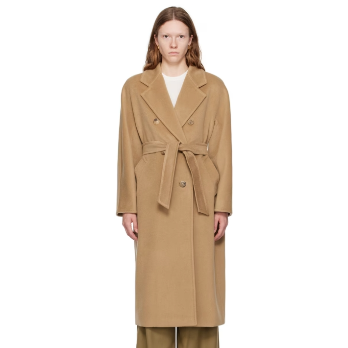佟丽娅同款！Max Mara  Tan Madame 101801 羊毛大衣