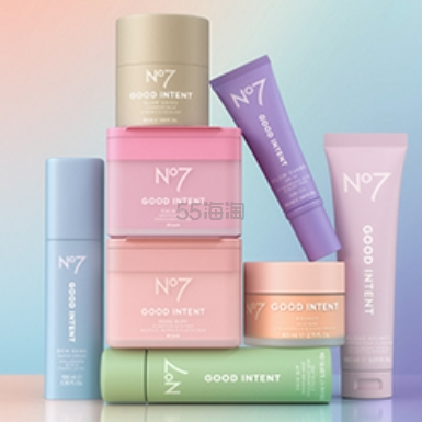 Boots：No7 Good Intent 护肤系列上新