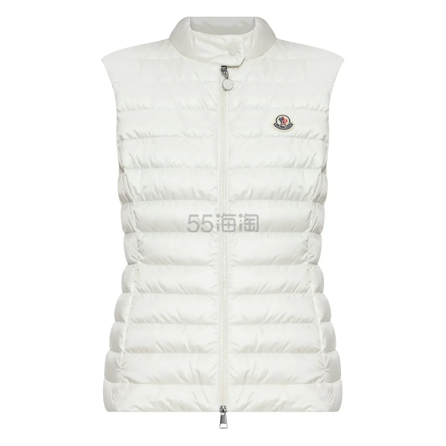 XS码好价！Moncler Igens 白色羽绒马甲
