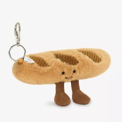 新品！Jellycat 趣味法棍挂件