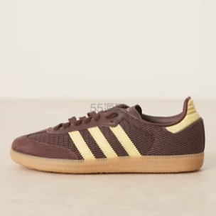 Adidas Originals 阿迪达斯 Samba 棕黄色薄底德训鞋