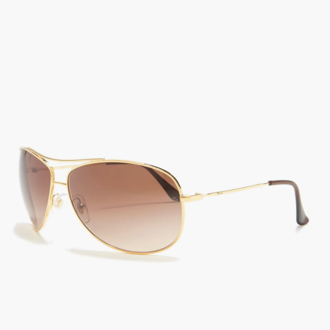 Ray-Ban 63mm Aviator 渐变时尚太阳镜