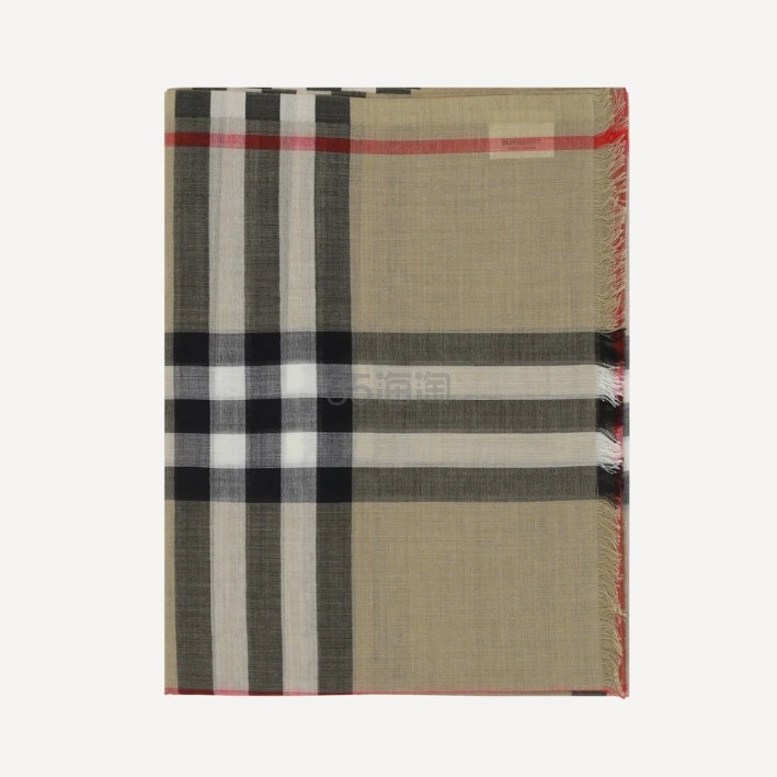 BURBERRY 巴宝莉经典格纹围巾