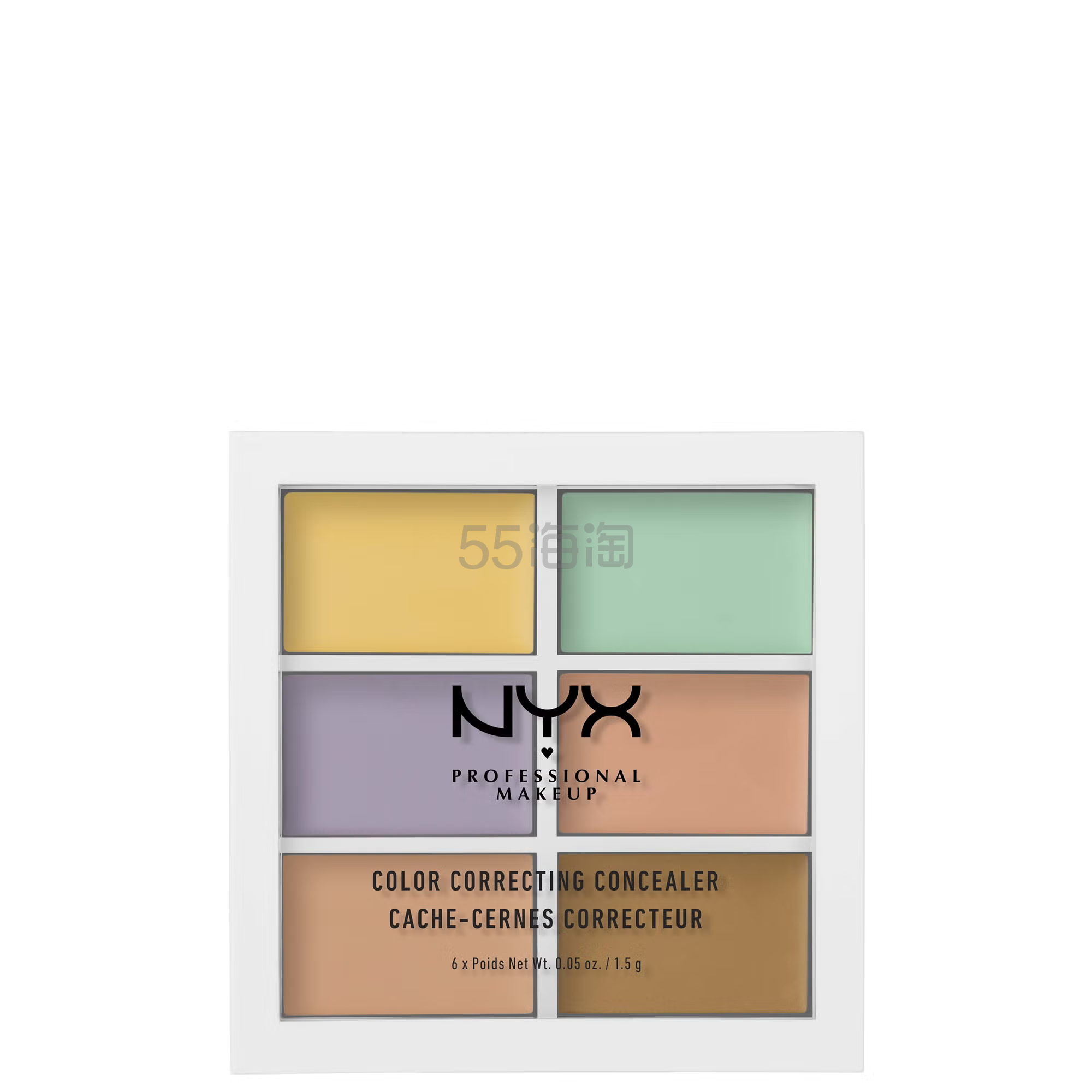 NYX Professional Makeup 6色遮瑕盘