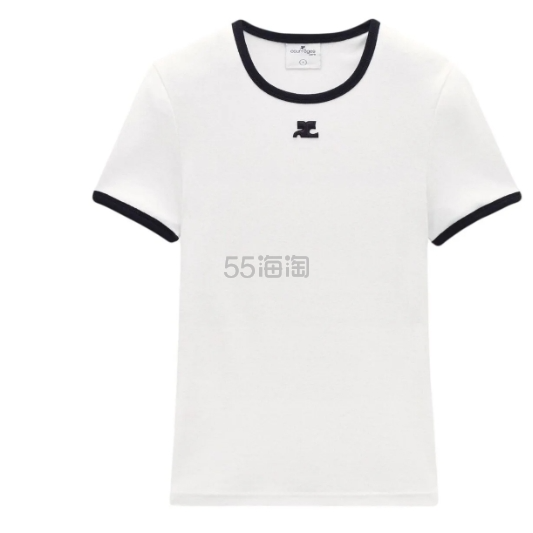 杨紫同款！Courrèges 纯棉短袖 超百搭