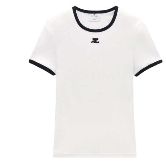 杨紫同款！Courrèges 纯棉短袖 超百搭