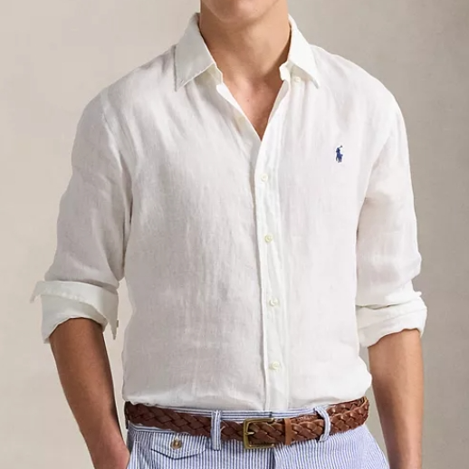 Polo Ralph Lauren 拉夫劳伦 男士亚麻衬衫