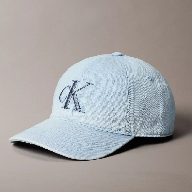 Calvin Klein 牛仔字母徽标棒球帽