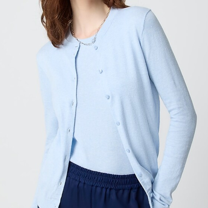 J.Crew 蓝色棉开衫