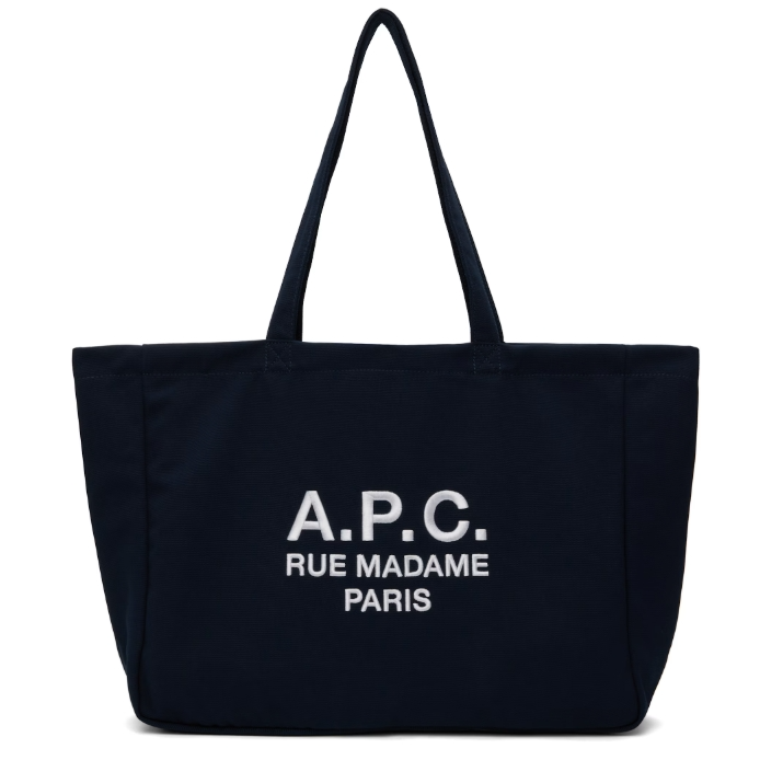 中站含税！A.P.C. 海军蓝 Diane Rue Madame 托特包