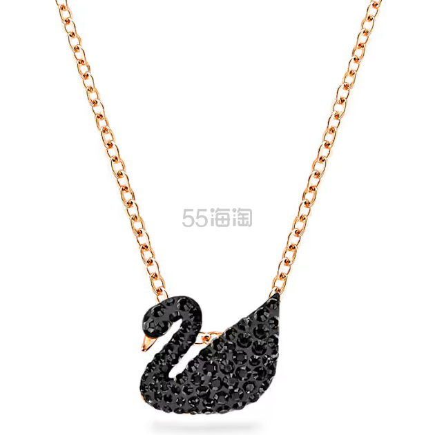 Swarovski 施华洛世奇 Swan 黑天鹅项链