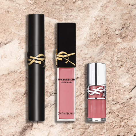 YSL 圣罗兰：自定义你的美妆套装！Pick 唇油、液体腮红、睫毛膏