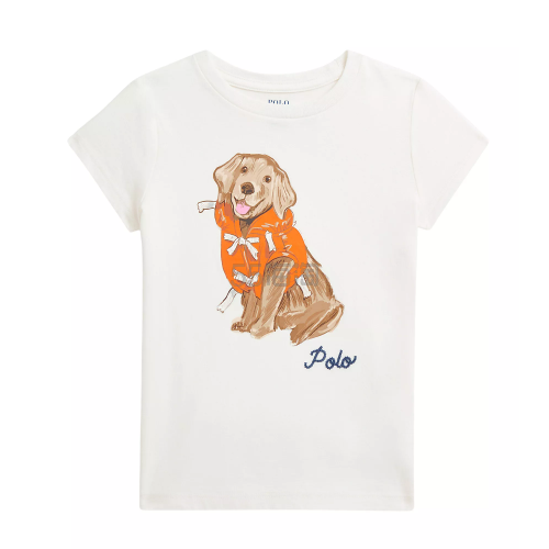Ralph Lauren 拉夫劳伦小童款小狗印花短袖