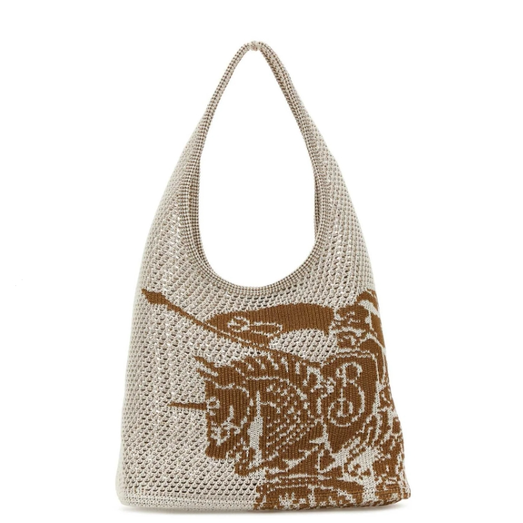 张婧仪同款！Burberry 巴宝莉 针织托特包