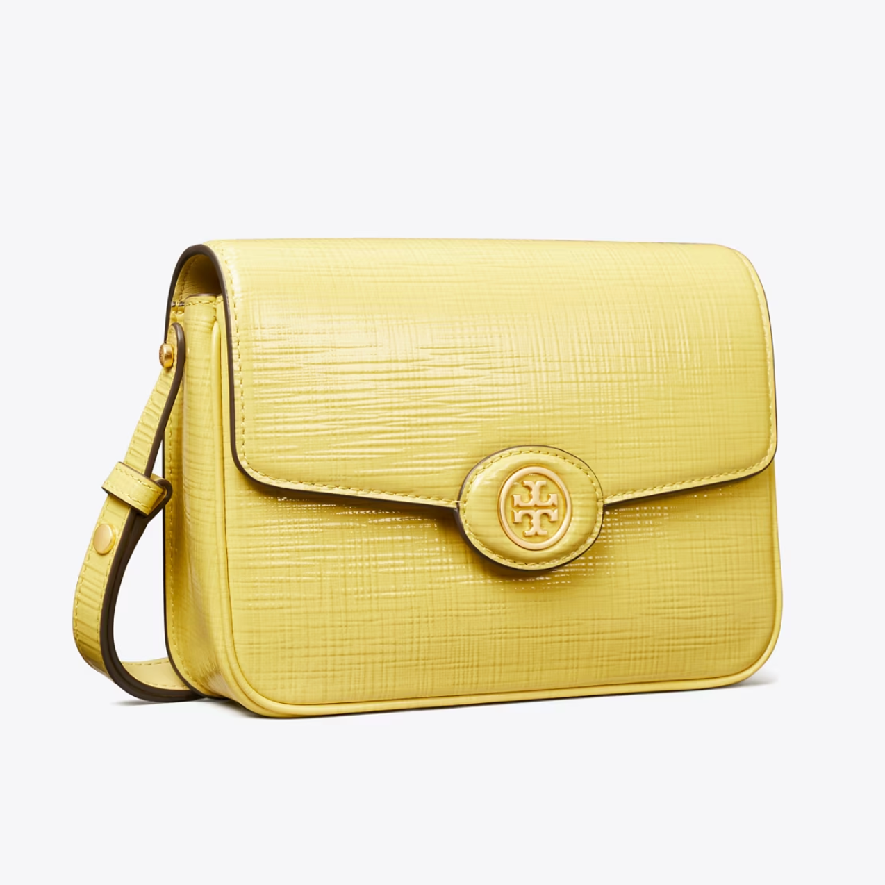 TORY BURCH Robinson 拉丝皮革豆腐包