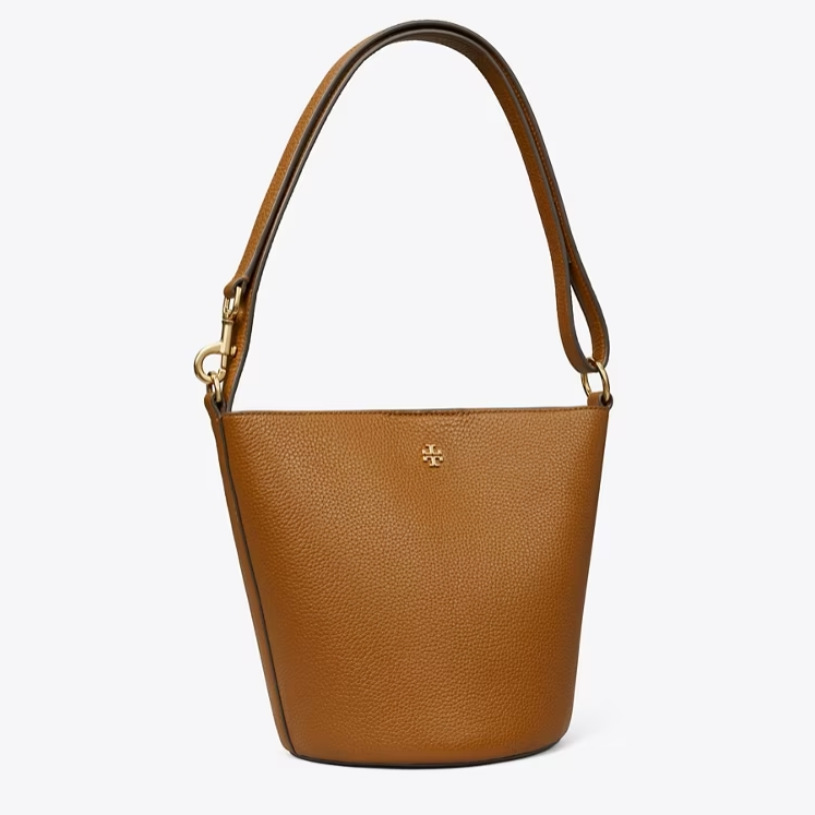 好价！Tory burch 汤丽柏琦 棕色水桶包