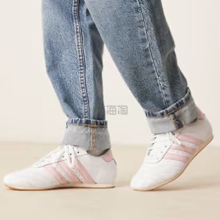 Adidas Originals 阿迪达斯 Taekwondo 白粉色运动鞋