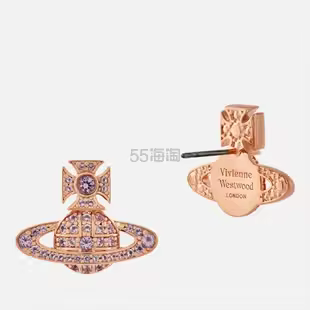 VIVIENNE WESTWOOD 西太后土星徽标耳钉